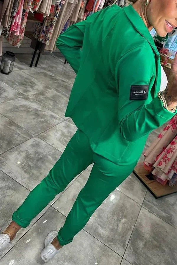 Zyora™ - Skräddarsytt Set med Mjuk Kavaj och Casual Joggers