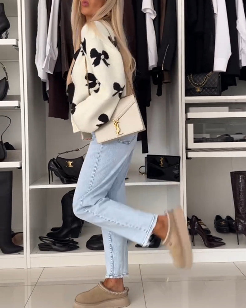 LOVISA - MODERN PÄRLPRYDD BANDKOFTA