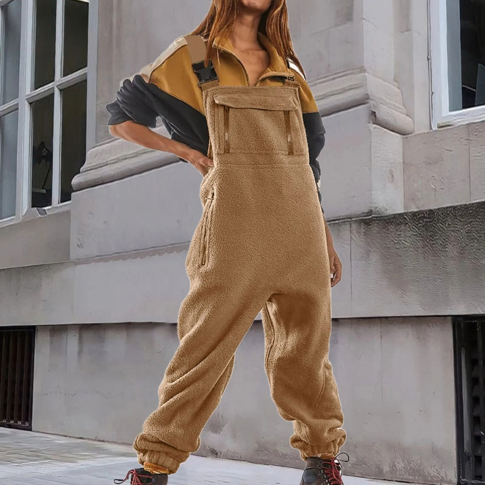 Marie™ - Justerbar Jumpsuit i Manchestertyg med Fleece