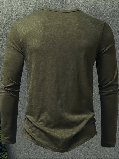 JESPER - LÅNGÄRMAD SKJORTA MED KNAPPSTÄNGNING