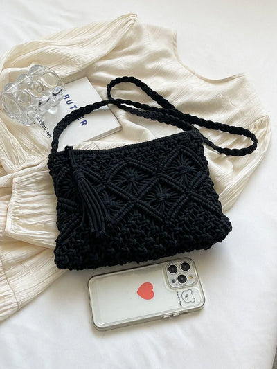 Weava™ – Stilren Vävd Axelremsväska