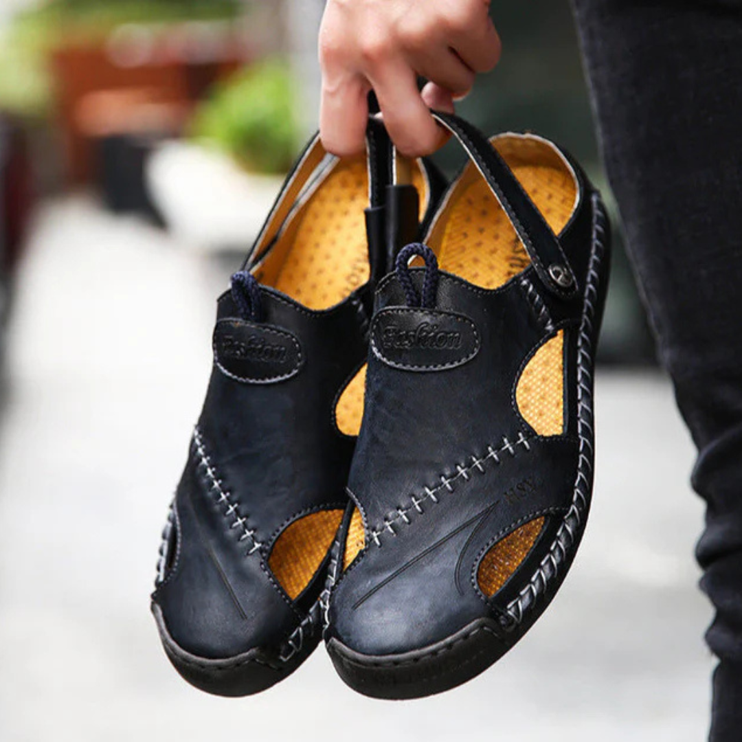 Lars™ – Ortopediska Sandaler i Läder