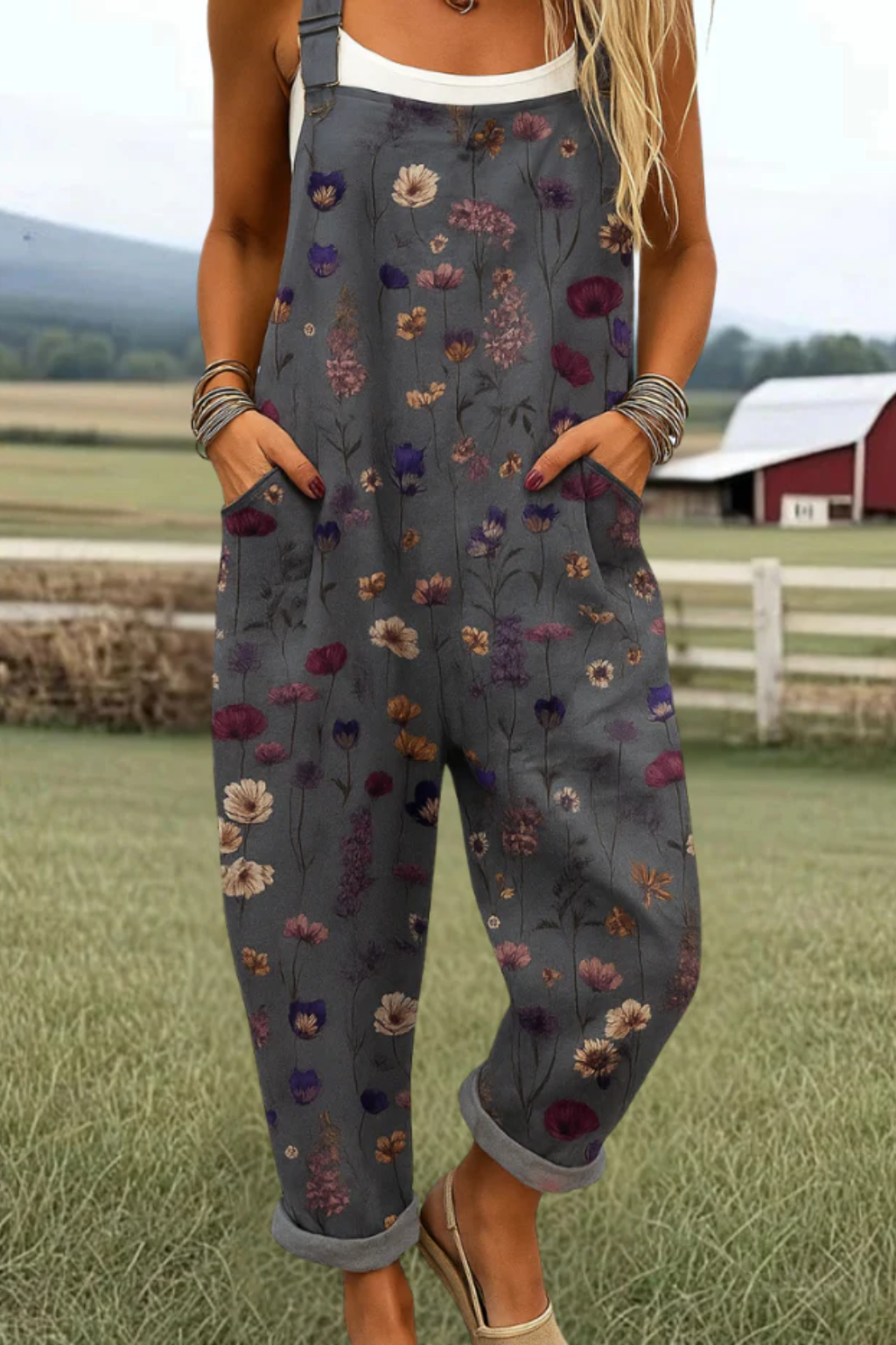 Kelly™ | Konstnärlig Hängselbyxor