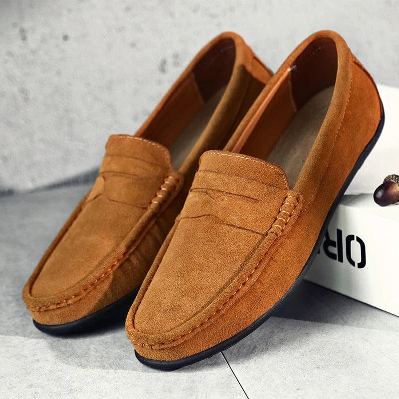 Mikael™ - Supersköna Ortopediska Loafers i Mocka