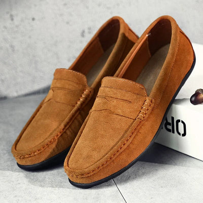 Mikael™ - Supersköna Ortopediska Loafers i Mocka