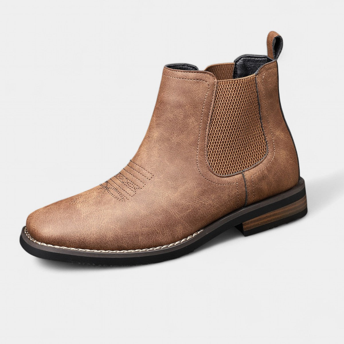 FULK - TIDLÖSA LÄDER CHELSEA BOOTS FÖR HERRAR