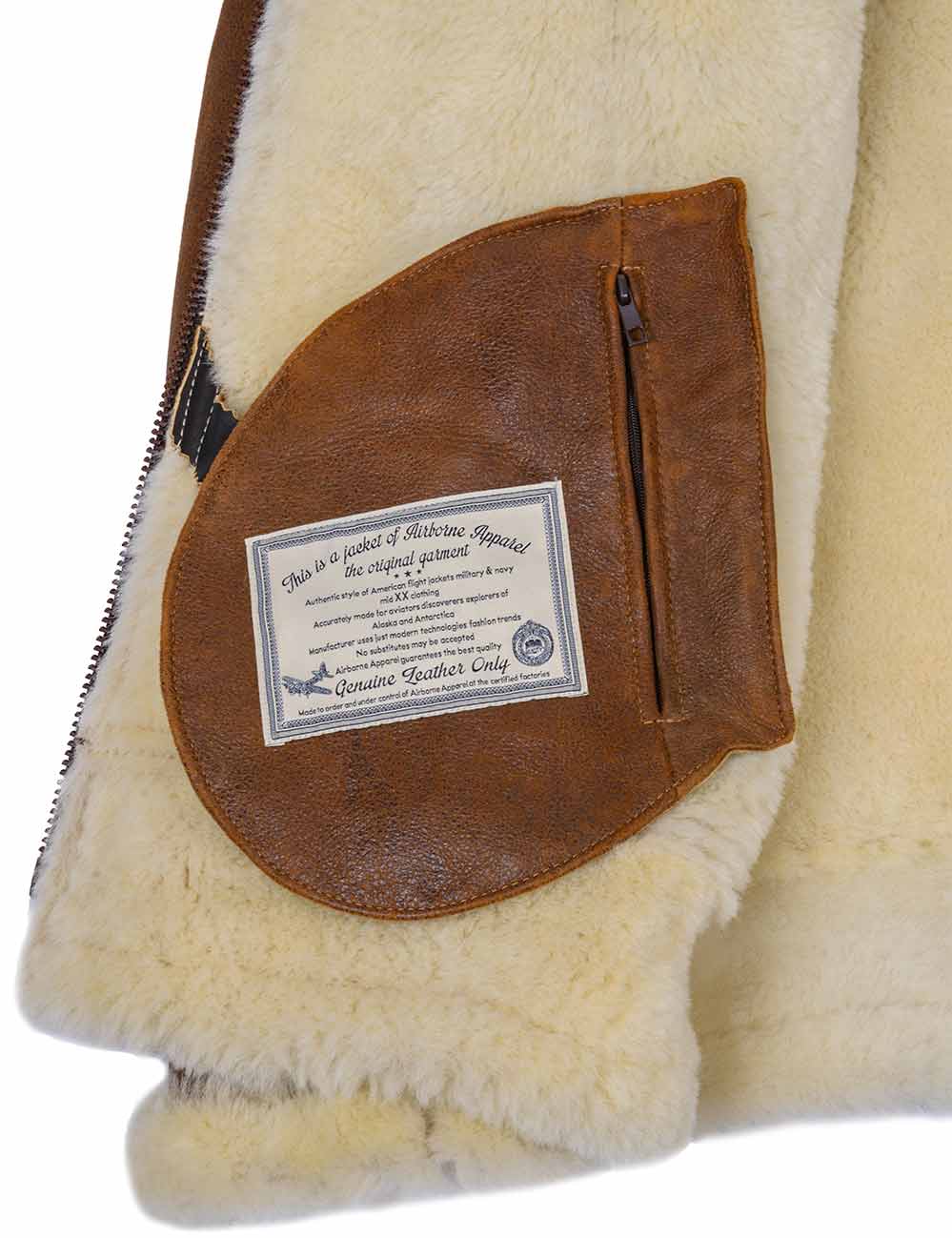 Aron - Bomberjacka med Huva i Fuskpäls