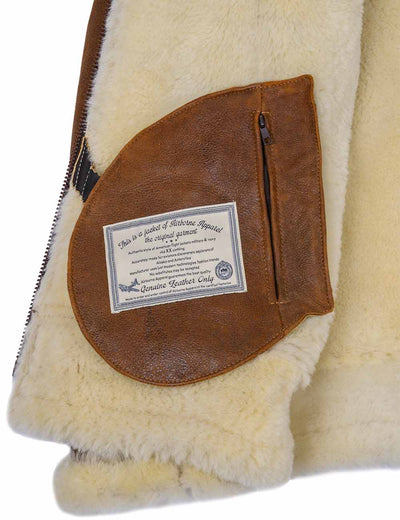 Aron - Bomberjacka med Huva i Fuskpäls