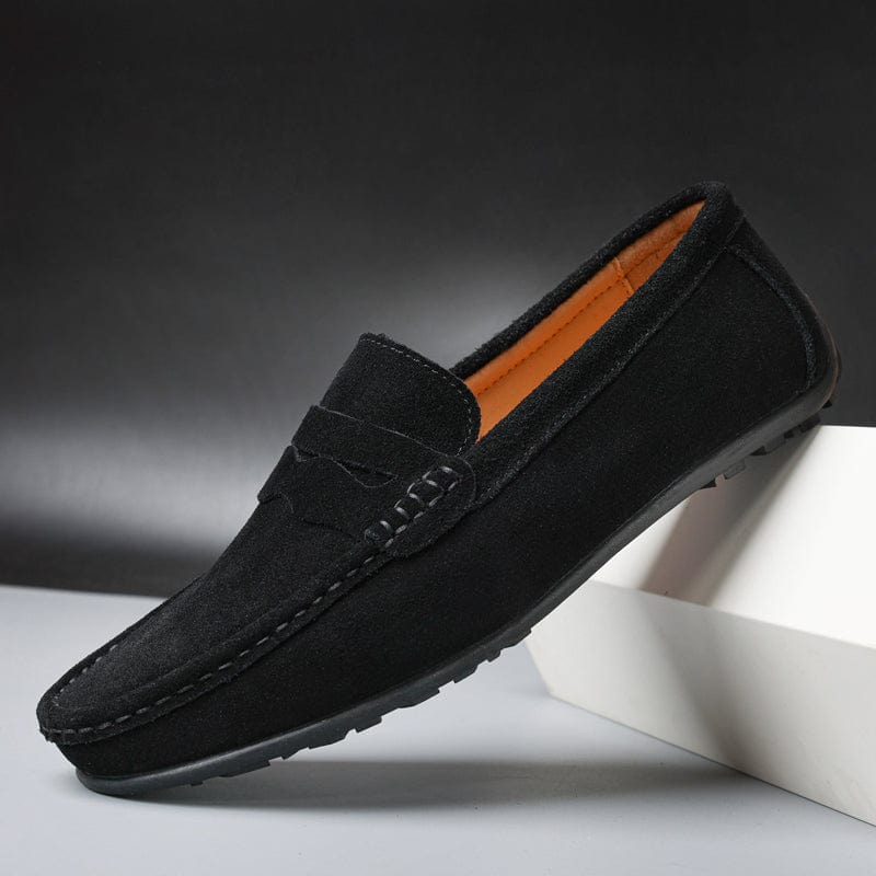 Mikael™ - Supersköna Ortopediska Loafers i Mocka